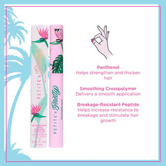 Petite 'n Pretty clear gel texture on skin showing featherlight finish benefit: non-tacky feel