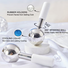 pfefe close-up of 360 rotating stainless steel ball showing smooth glide