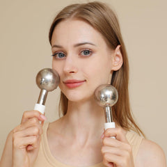 pfefe rolling under-eye to reduce puffiness, offers soothing relief