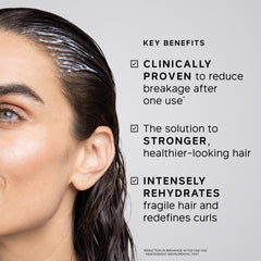 PHILIP KINGSLEY Elasticizer being applied to damp hair for deep conditioning