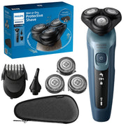 PHILIPS AquaTouch front view showing ergonomic grip and benefits