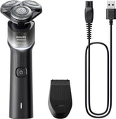 Philips Norelco X5004 front view showing ergonomic grip and control