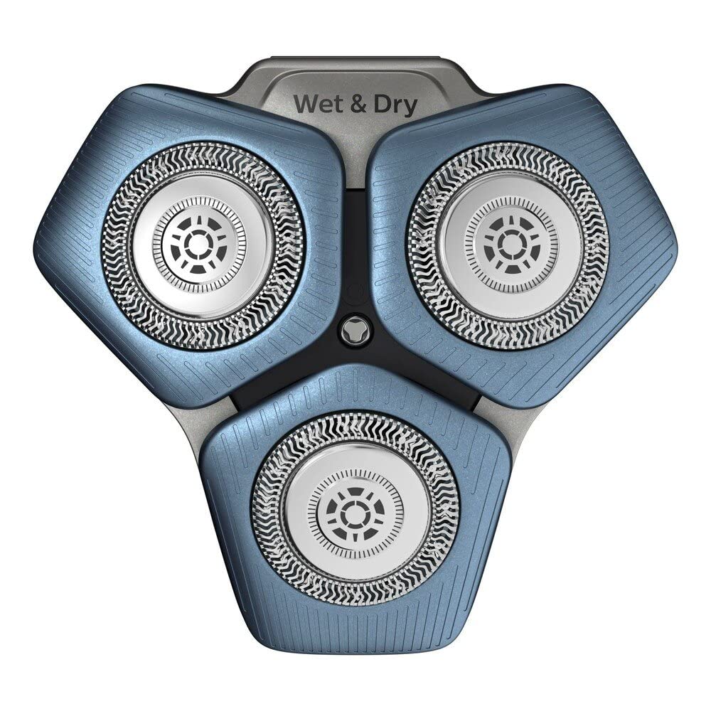 PHILIPS sh71/50 front packaging showing three replacement heads and brand