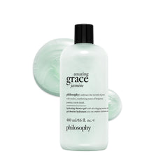 philosophy bottle front view showing label and size for clear identification and benefit