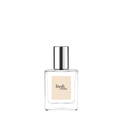 philosophy front bottle view showing compact 0.5 fl oz design and soft aesthetic