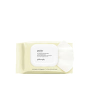philosophy front packaging showing wipes and branding for easy identification and portability