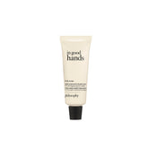philosophy hand cream front tube showing compact size and quick hydration