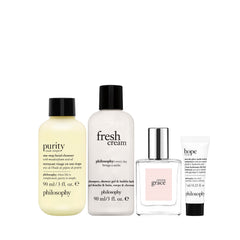 philosophy purity cleanser close-up tube showing gentle formula benefit