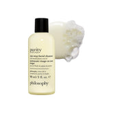 philosophy front packaging showing cleanser and benefits