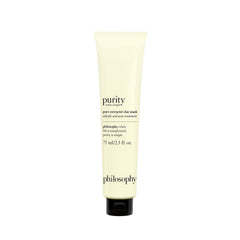 philosophy Purity mask front packaging shows label and jar, conveys clean results