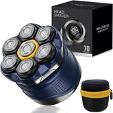 Phisco front view of shaver showing sleek design and portability benefit