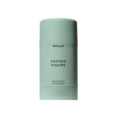 PHLUR Father Figure stick front view showing clean packaging and travel-friendly size