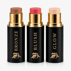 Phoenix Beauty front packaging showing sleek black and gold travel-friendly sticks