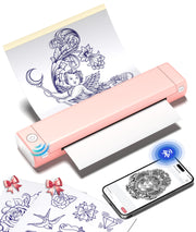 Phomemo M08F front view showing compact stencil printer and easy access