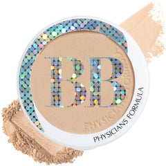 Physicians Formula compact front view showing sleek packaging and benefit