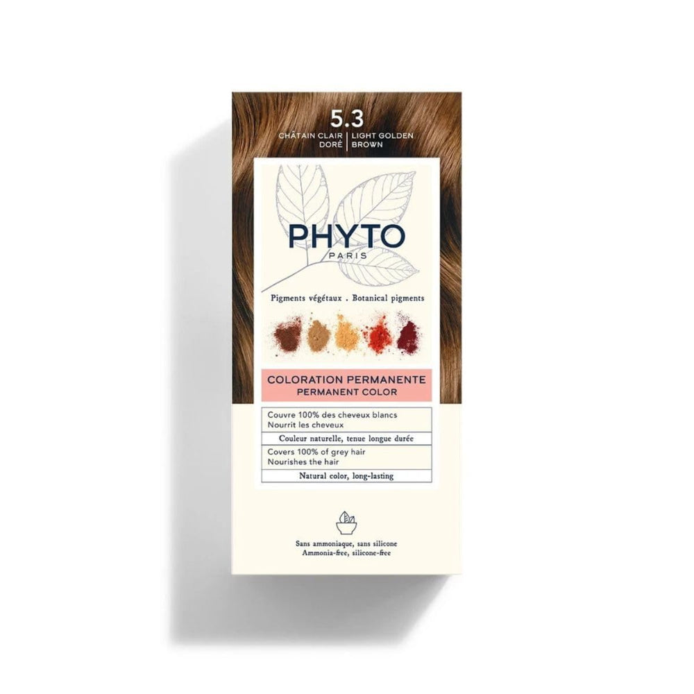 PHYTO front packaging showing kit and benefits for easy at‑home coloring