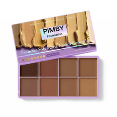 Pimby Foundation front packaging shows product and shade for easy identification and trust