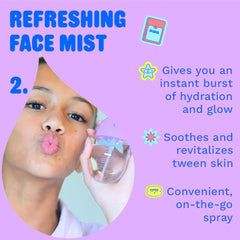 Pipa facial mist spraying, soothing refresh for mid-day hydration