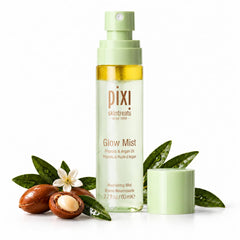 Pixi Glow Face Mist front bottle showing glow finish and brand