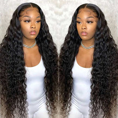 Pizazz front view 13x4 HD lace wig showing natural hairline and styling ease