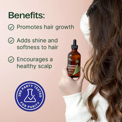 Plant Therapy dropper releasing oil for controlled scalp application benefit