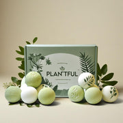 Plantful front packaging showing the full 12-piece gift set and natural look