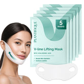 PLANTIFIQUE front packaging showing five chin masks and benefits