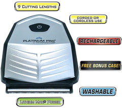 Platinum Pro array of nine guide combs for precise length control benefit