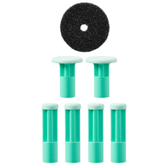 PMD Beauty front packaging showing replacement discs and filter for convenience