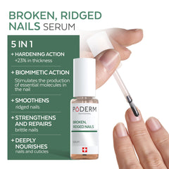 PODERM close-up of oil-serum texture highlighting quick absorption