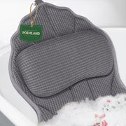 Poemland bath pillow front view showing ergonomic shape and comfort