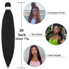Pofworld braids installed by stylist showing lightweight comfort and smooth results