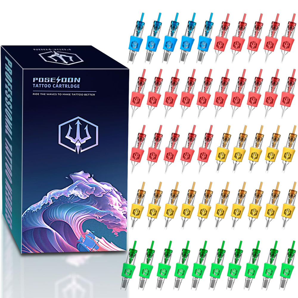 POSEIDON front packaging showing full 50pc kit and clear labeling, ensuring quick selection