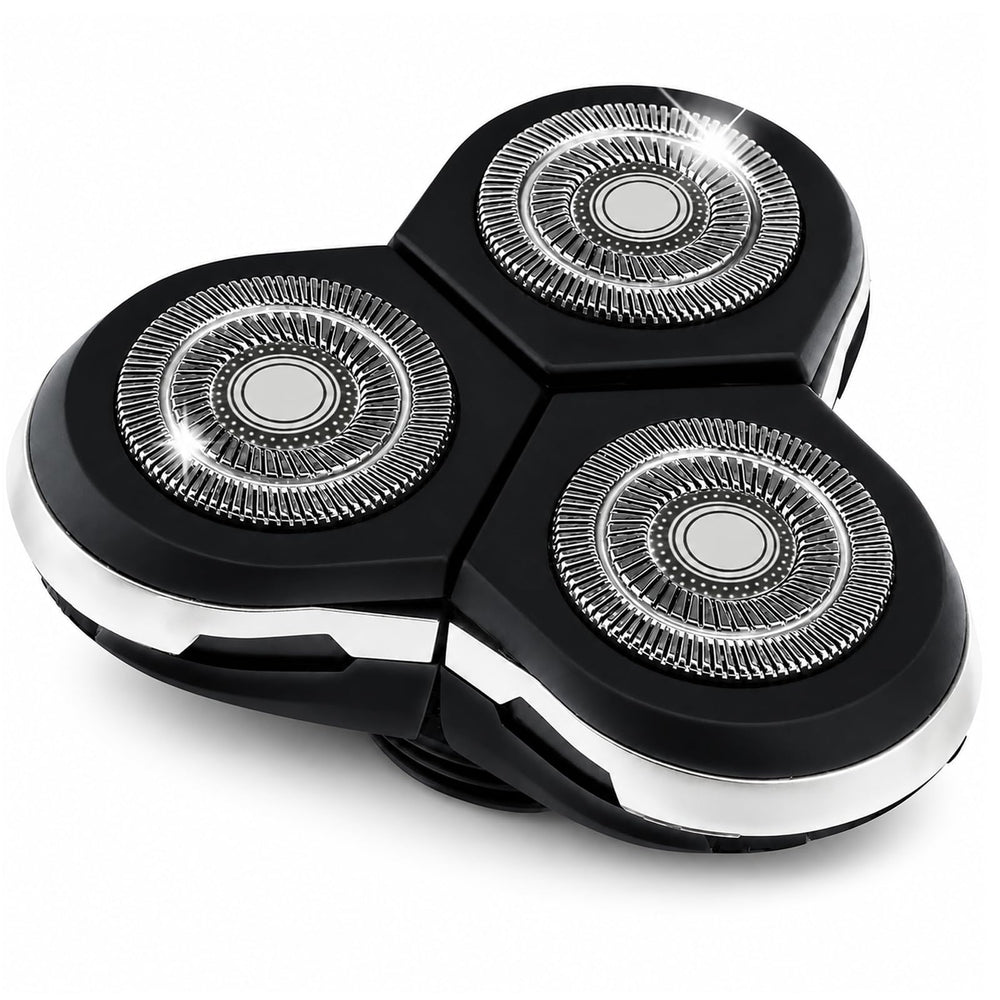 Poweka RQ12 front view showing triple heads and quick fit