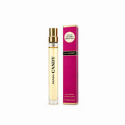 Prada Candy front view showing compact bottle and luxury appeal