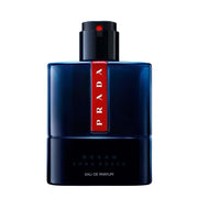 Prada bottle front view showing Luna Rossa Ocean and elegant packaging benefit: premium presentation