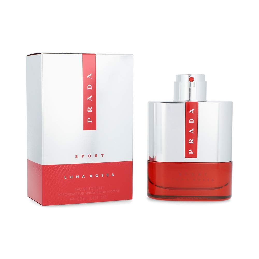Prada Luna Rossa Sport front bottle showing sleek packaging and sporty appeal