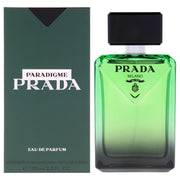 Prada Paradigme front bottle view showing sleek design and premium appeal