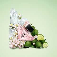 Prada Paradoxe refill port view demonstrating sustainable refill convenience