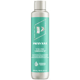 Pravana bottle front view showing product and lightweight volume benefits