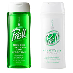 Prell front packaging 13.5 oz showing classic label and size for easy selection