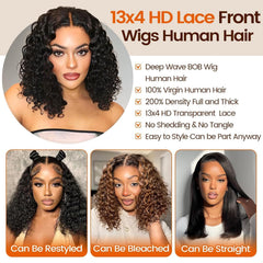 PREMAY top view showing 13x4 Swiss lace parting for versatile styling benefit