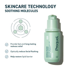 Prequel serum being dispensed on hand to show easy one-pump application benefit