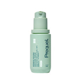 Prequel bottle front view showing calming serum packaging and clear labeling benefit