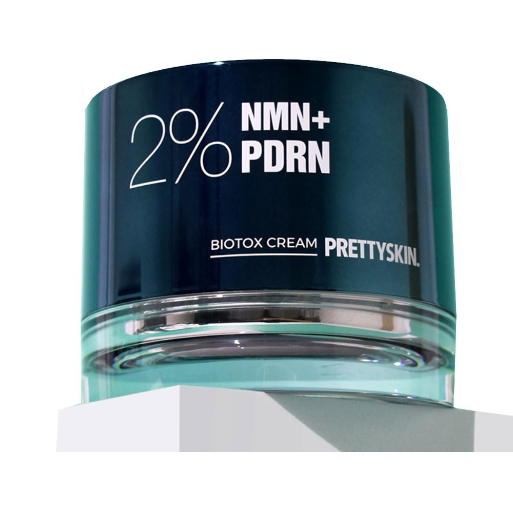 PRETTYSKIN front jar view showing product branding and compact size