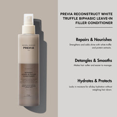 PREVIA close-up nozzle and liquid texture, showing easy spray control