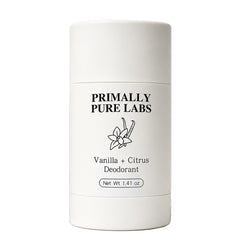 Primally Pure Labs front view of stick showing compact travel-ready size and natural scent