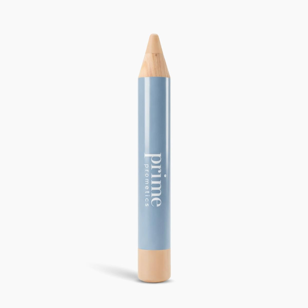 Prime Prometics concealer pencil front packaging shows product and shade Almond Cream for natural coverage