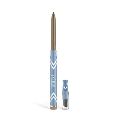 PRIME PROMETICS front packaging showing golden metallic liner and cap, clear branding benefit