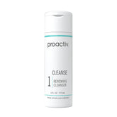 Proactiv front packaging showing Renewing Cleanser benefits and easy pump
